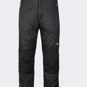 Brand New Rab Photon Insulated Mountaineering Down Pants - Large